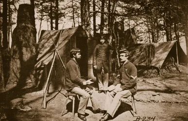 Parque de campismo antes de Petersburgo, 1861-65